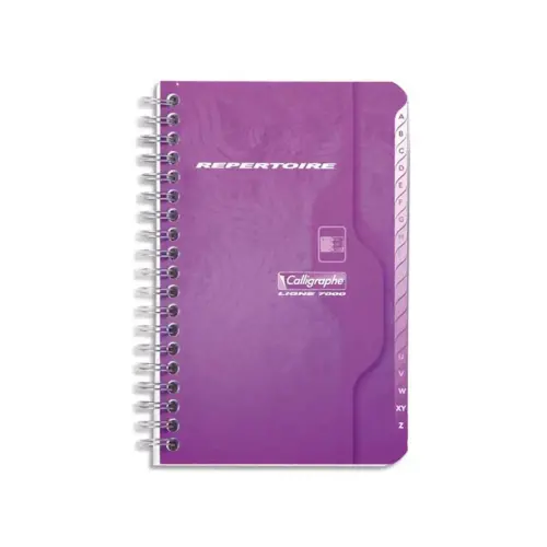 Repertoires clairefontaine reliure integrale papier surfin 90x140mm - Calligraphe photo du produit