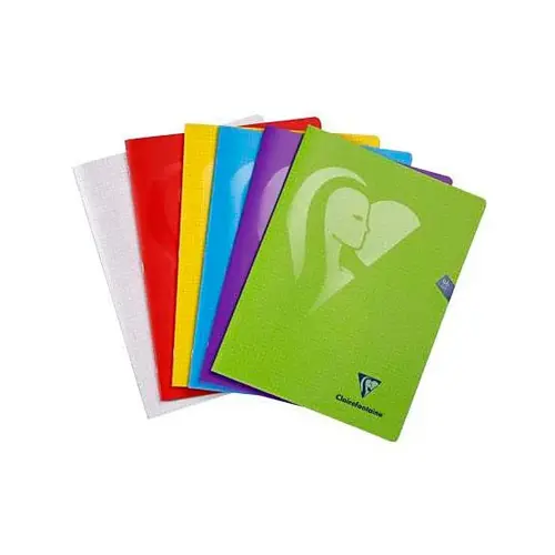 Cahier piqu&eacute; Mimesys a4+ - 24 x 32 cm - 96 pages-  90g 5 x 5 mm - Clairefontaine photo du produit