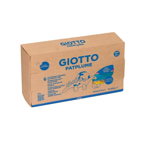 Lot patplume matiere vegetale souple 350g 6 unités - Giotto photo du produit
