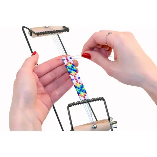 Metier a tisser insspiro verroterie rectangulaire 30x7cm - Innspiro photo du produit