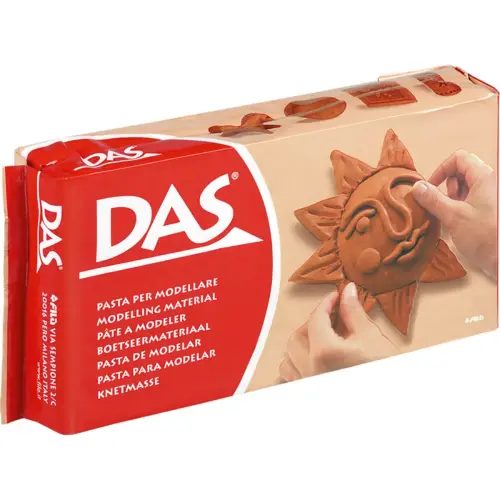 Pate a modeler auto durcissante 1kg coloris rouge - Das photo du produit