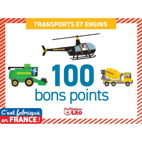 BOÎTES DE 100 BONS POINTS TRANSPORTS ET ENGINS photo du produit