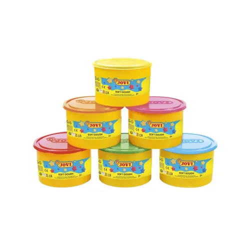 P&Acirc;TE &Agrave; JOUER  BLANDIVER - BO&Icirc;TE DE 6 POTS DE 460 G DE COULEURS N&Eacute;ONS photo du produit