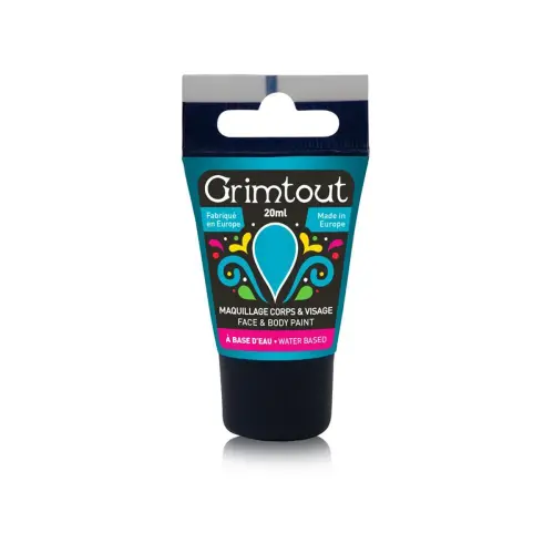 GRIM'TUBES MAQUILLAGE LIQUIDE 20 ML - BLEU VIF photo du produit