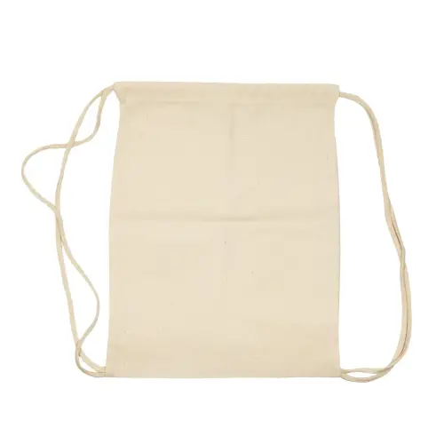 SAC À DOS ÉCRU - 100% COTON - 26 X 33 CM - 10 PCS - 1 COLORIS photo du produit