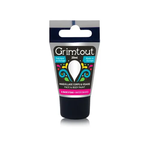 GRIM'TUBES MAQUILLAGE LIQUIDE 20 ML - BLANC photo du produit