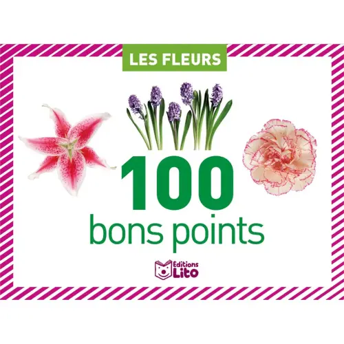 BOÎTES DE 100 BONS POINTS LES FLEURS photo du produit