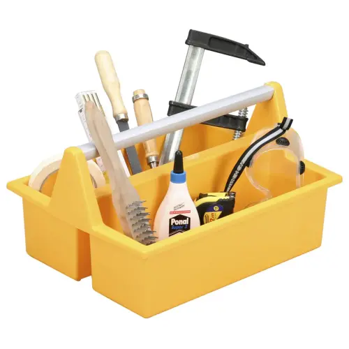 Boîte porte-outils McPlus Carry 40, PP, jaune - Allit photo du produit