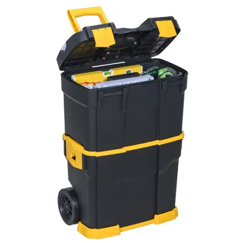 allit Valise &agrave; outils McPlus Mobile >P< 24, noir/jaune photo du produit