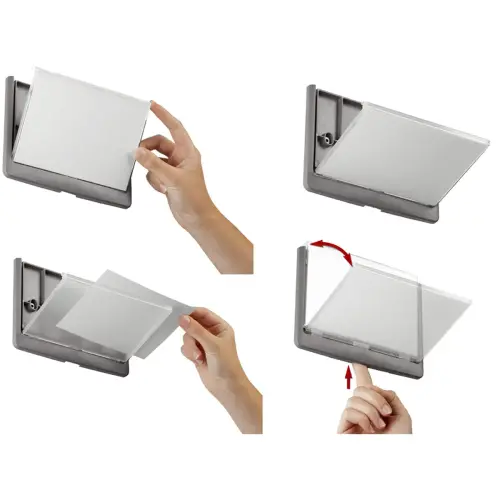 Plaque de porte click sign 149 x 52,5 mm - Durable photo du produit