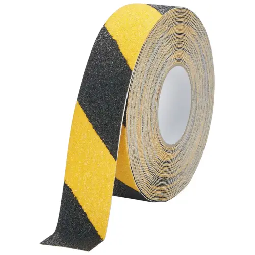 Bande antid&eacute;rapante DURALINE GRIP+, 25 mm,jaune/noir - Durable photo du produit