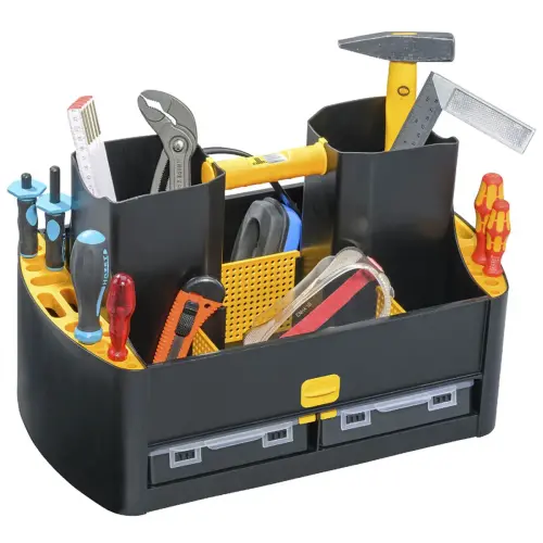 Boîte à outils avec poignée McPlus Workman 19/62, noir - Allit photo du produit