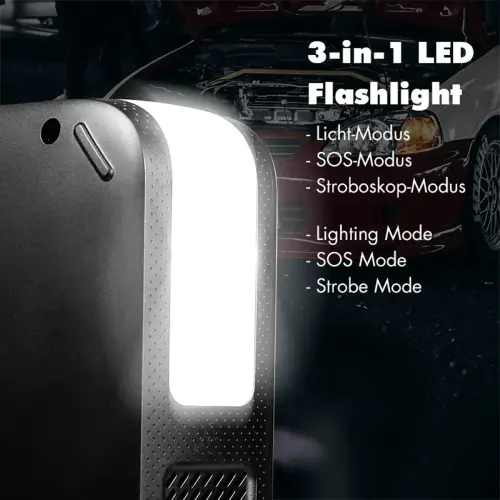 Booster de démarrage 4-in-1, 7.200 mAh, noir - Logilink photo du produit