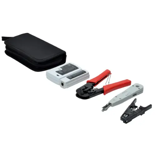 Kit d'outils réseau, sac de transport inclus - Digitus photo du produit