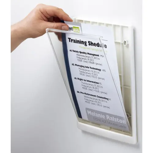 Plaque de porte CLICK SIGN, A4, blanc - Durable photo du produit