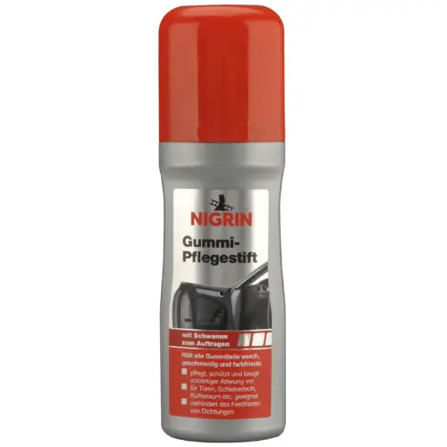 Stick d'entretien du caoutchouc 75 ml - Nigrin photo du produit