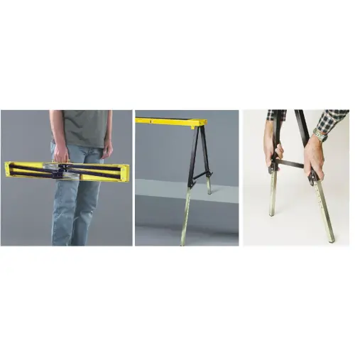 Etabli de travail pliant MB 120 KH, noir/jaune - Brennenstuhl photo du produit