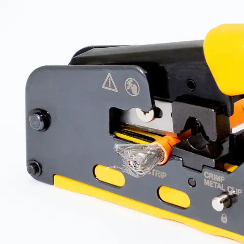 Pince &agrave; sertir pour CAT.5/CAT.6/CAT.6a/CAT.7/RJ11/RJ12 - Logilink professional photo du produit