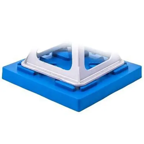 Plaque de stabilisation pour vérins bleu jeu de 4 - Cartrend photo du produit
