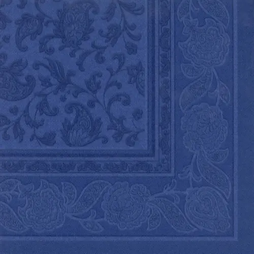 Serviette 'ROYAL Collection Ornaments', bleu foncé - Papstar photo du produit
