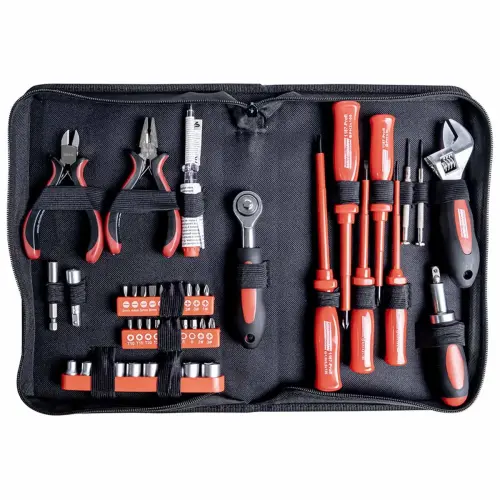 Kit d'outils pour électronique, 45 pièces - Brüder mannesmann photo du produit