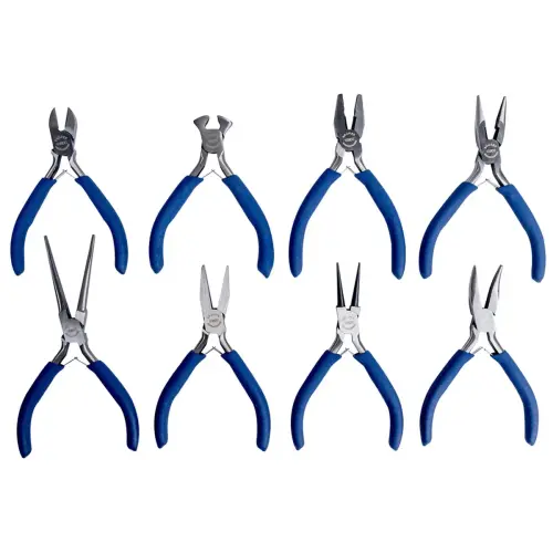 Kit de pinces pour électronique, 8 pièces - Brüder mannesmann photo du produit