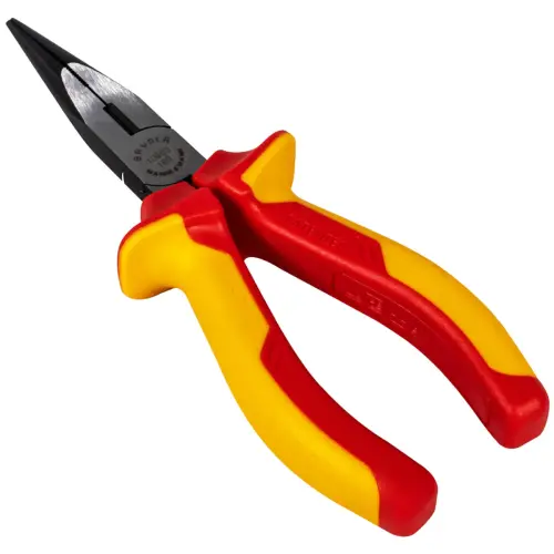 Pince à long bec, certifiée VDE, 160 mm - Brüder mannesmann photo du produit