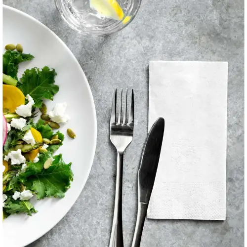 Serviette Lunch, 328 x 325 mm, 2 couches, blanc - Tork photo du produit