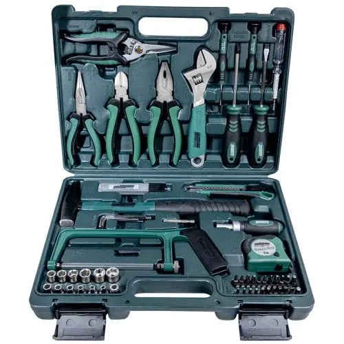 Jeu d'outils, 74 pi&egrave;ces, dans un coffret - Br&uuml;der mannesmann photo du produit