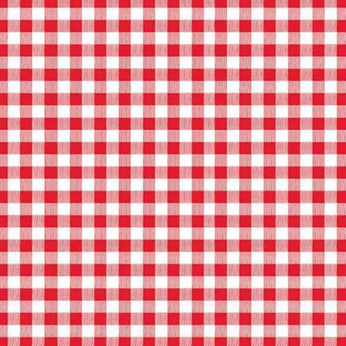 Serviette &agrave; motif Carreaux Vichy - Rouge - Papstar photo du produit