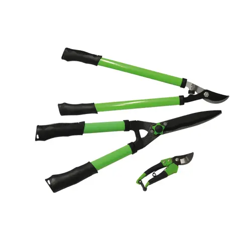 Set de cisailles de jardinage, 3 pièces - Brüder mannesmann photo du produit