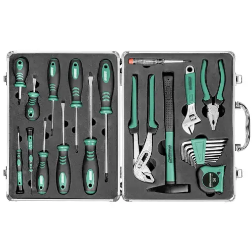 Kit d'outils, 24 pi&egrave;ces, dans un coffret - Br&uuml;der mannesmann photo du produit