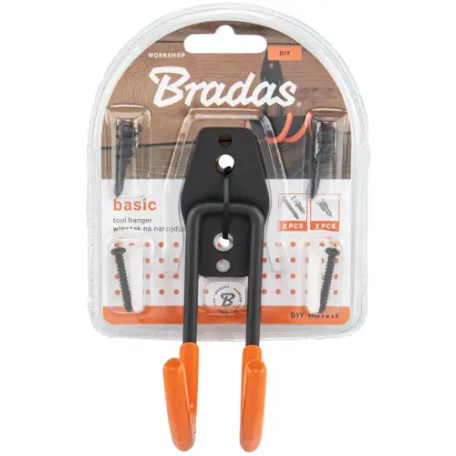 Porte-outils, cintré, longueur: 105 mm - Bradas photo du produit