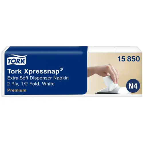 TORK Xpressnap Serviette, 213 x 165 mm, blanc photo du produit