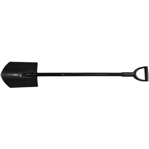 Bêche en métal, longueur: 1.180 mm, noir - Brüder mannesmann photo du produit
