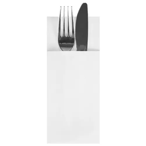 Serviette pochette, pliage 1/8, par 480, blanc - Starpak photo du produit