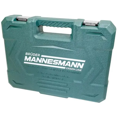 BRÜDER MANNESMANN Jeu de douilles 1/4' + 1/2', 94 pièces photo du produit