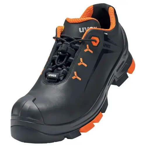 Chaussures basses S3 SRC, T. 44, noir/orange - Uvex photo du produit