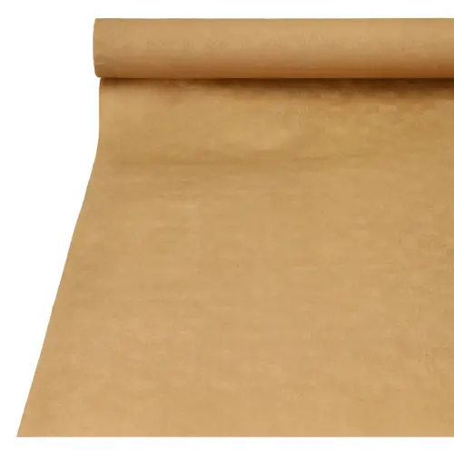 Nappe de table damassée - (l) 1,0 x (L) 25 m - Naturel - Papstar photo du produit
