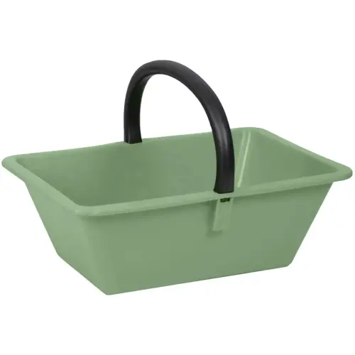Panier avec anse, 18 litres, plastique, vert - Eda Fontaine photo du produit