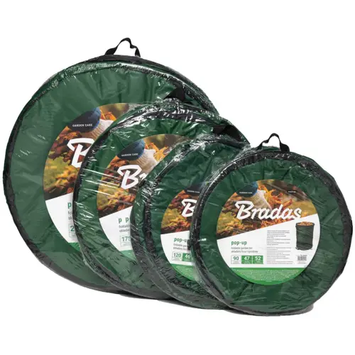 Sac à végétaux POP UP, 90 litres, vert foncé - Bradas photo du produit