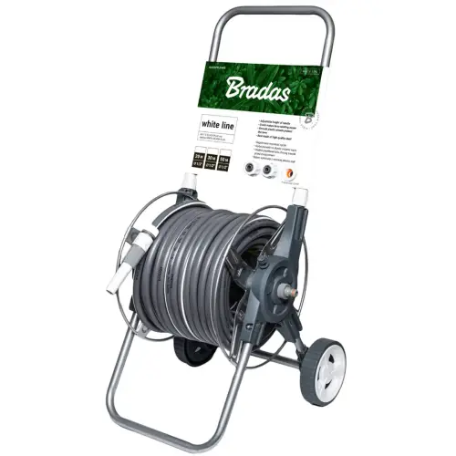 D&eacute;vidoir de tuyau WHITE SILVER PLUS, kit, 1/2', 50 m - Bradas photo du produit