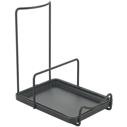 Support pour couvercle et cuillère Tokyo LAVA, noir - Metaltex photo du produit
