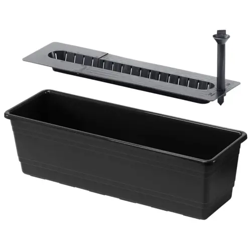 Jardinière BALCONY, largeur : 550 mm, noir - Orthex photo du produit
