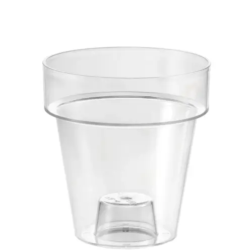 Pot de fleurs 'Porto 16', transparent - Tera photo du produit