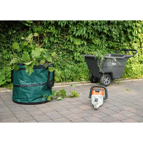 Brouette HANDY-GO, 90 litres, vert - Bradas photo du produit