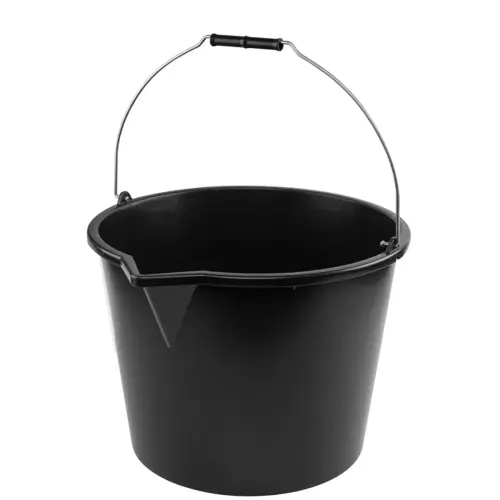 Seau avec bec verseur, 20 litres, PP, noir - Bradas photo du produit