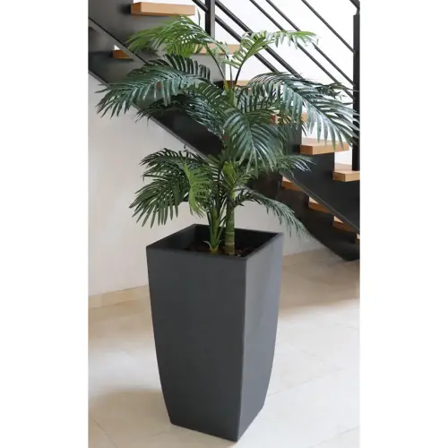 Bac &agrave; plantes BASALT Diva, colonne (H)782 mm, anthracite - Eda Fontaine photo du produit