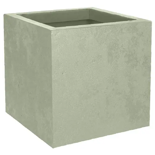 Bac &agrave; plantes BASALT UP, cubique, 295 mm, anthracite - Eda Fontaine photo du produit
