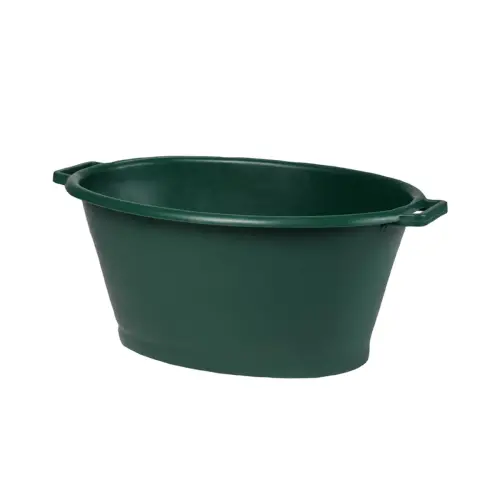 Bassine ovale, 50 litres, plastique, vert - Eda Fontaine photo du produit
